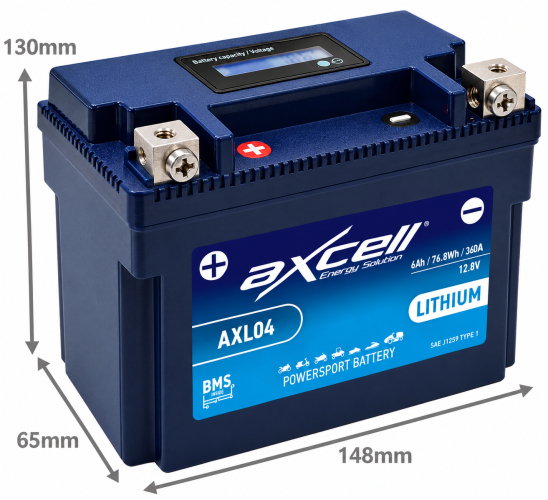 Axcell Lithium Ion Battery 720 CCA BUNDLE