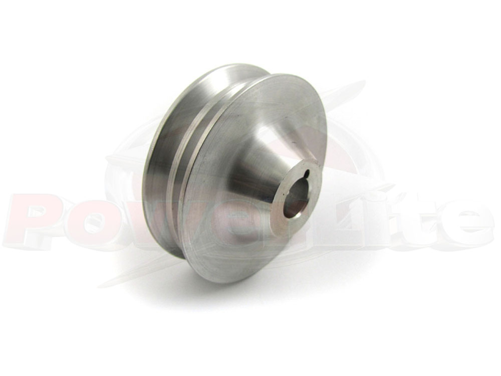 Powerlite Double "V" 80mm Pulley 15mm Shaft