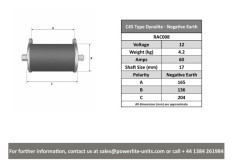 C45 Type Dynalite - Negative Earth