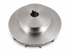 Powerlite Single Groove 70mm Pulley 17mm Shaft with fan