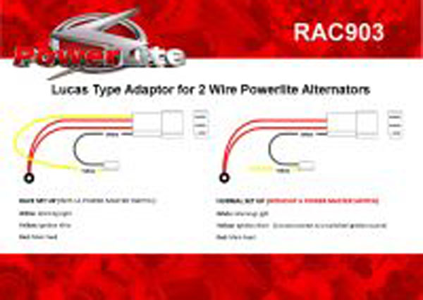 Powerlite 3 Pin Plug for 2 Wire Connection